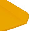 vidaXL Schwebendes Regal 2 pcs Senfgelb 30 x 9 x 2,5 cm Stahl