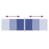 vidaXL Seitenmarkise Ausziehbar Blau 180x600 cm