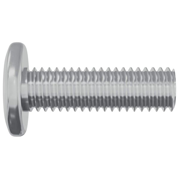 vidaXL Schraube 2 pcs Silber 8 x 25 mm Stahl