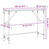 vidaXL Konsolentisch R&auml;uchereiche 100x32x75 cm Holzwerkstoff