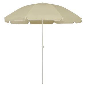 vidaXL Strandschirm Sandgelb 240 cm