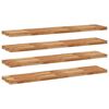 vidaXL Schweberegale 4 Stk. 160x30x4 cm Massivholz Akazie &Ouml;lbehandelt