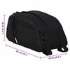 vidaXL Fahrradtasche Schwarz 38 x 16 x 16 cm Polyester