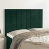 vidaXL Kopfteil Dunkelgr&uuml;n 144x5x118/128 cm Samt