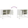vidaXL TV-Schrank Weiß 68x39x60,5 cm Stahl