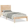 vidaXL Massivholzbett Extra Lang ohne Matratze 100x220 cm