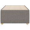 vidaXL Bettgestell ohne Matratze Taupe 80x200 cm Stoff