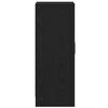 vidaXL Schuhschrank Schwarz Eichen-Optik 60x35x92 cm Holzwerkstoff