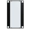 vidaXL Wandspiegel 4 Stk. Schwarz 100x60 cm Metall
