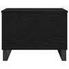 vidaXL Couchtisch Schwarz Eichen-Optik 60 x 44,5 x 45 cm