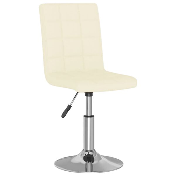 vidaXL Barhocker Creme Stoff
