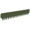 vidaXL Raseneinfassung 20 pcs 103 x 20 cm Metall Olivgr&uuml;n