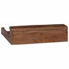 vidaXL Geh&auml;use Braun 36 x 30 x 10 cm Massives Mahagoni Holz