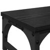vidaXL Monitor Halterung Schwarz Eichen-Optik 85 x 23 x 15,5 cm