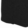 vidaXL R&uuml;cken Kissen Schwarz 120 x 24 x 50 cm Stoff