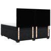 vidaXL Boxspringbett mit Matratze Schwarz 200x200 cm Samt