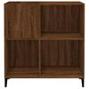 vidaXL Plattenschrank Braun Eichen-Optik 84,5x38x89 cm Holzwerkstoff