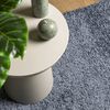 vidaXL Teppich Shaggy Hochflor Modern Blau 140x200 cm