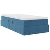 vidaXL Aufbewahrungsbett mit Matratze Dunkelblau 90 x 190 cm Samt