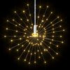 vidaXL Feuerwerkslicht Weihnachtsdeko Warmwei&szlig; 20 cm 140 LEDs