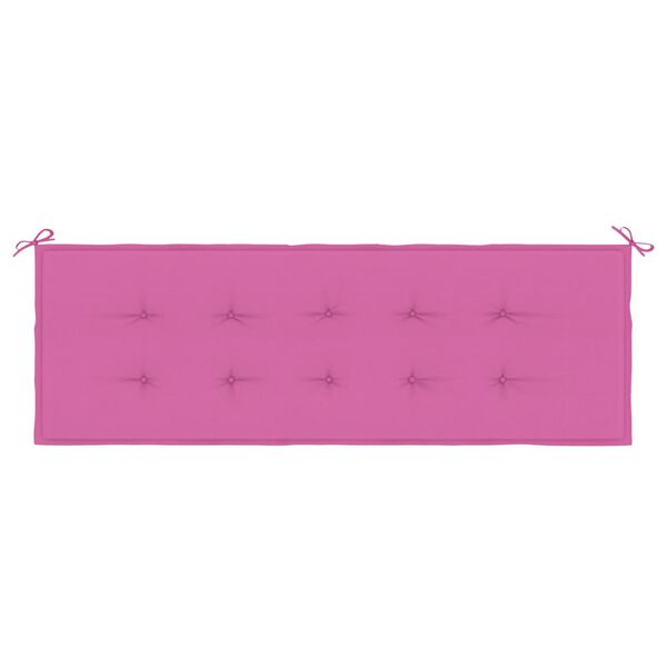 vidaXL Gartenbank-Auflage Rosa 150x50x4 cm Oxford-Gewebe