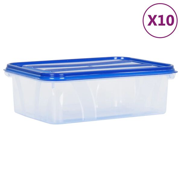 vidaXL Frischhaltedosen mit Deckeln 10 Stk. PP