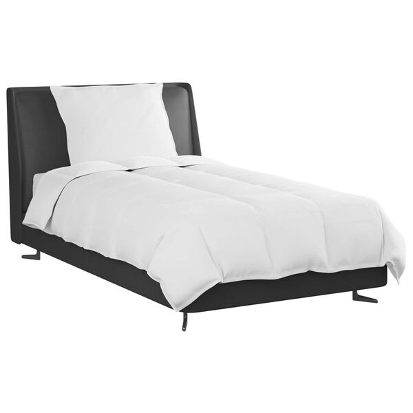 vidaXL Sommerdecke mit Kissen 2 pcs Wei&szlig; Daunenfeder