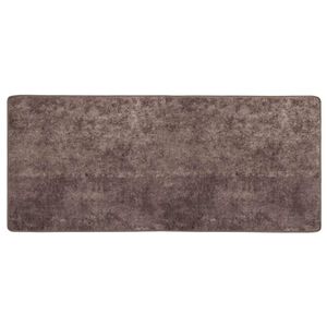 vidaXL Teppichl&auml;ufer MARSA Grau 50 x 100 cm Polyester und PVC