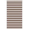 vidaXL Doppelrollo Braun 130x230 cm Stoffbreite 125,9 cm Polyester