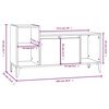 vidaXL TV-Schrank Sonoma-Eiche 100x35x55 cm Holzwerkstoff