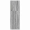 vidaXL Badezimmerschrank mit Speicher Graues Sonoma 79,5 x 49 x 156 cm