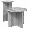 vidaXL Beistelltisch-Set 2 pcs Graues Sonoma Holzwerkstoff