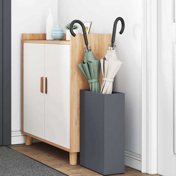 vidaXL Sonnenschirmhalter Anthrazit 28 x 12 x 41 cm Stahl