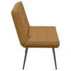 vidaXL Sitzbank Braun 110x74x84 cm Samt