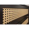 Finori Kommode Vienna 03A Schwarz und Rattan-Druck