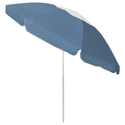 vidaXL Strandschirm Blau 240 cm