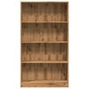 vidaXL B&uuml;cherregal Artisan-Eiche 80x24x143 cm Holzwerkstoff