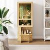 vidaXL Terrarienbasis Braun 50 x 50 x 50 cm OSB