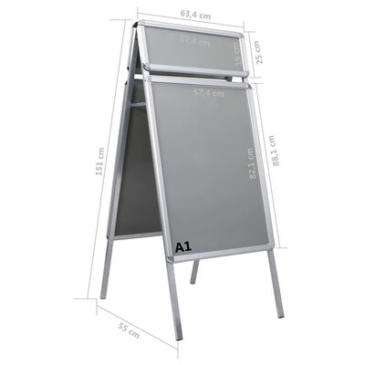 Plakatständer Plane A1 Für Biergarten & Outdoor - Wetterfest & Wiederverwendbar - 550g/m² Qualität