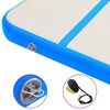 vidaXL Aufblasbare Gymnastikmatte mit Pumpe 300x100x20 cm PVC Blau