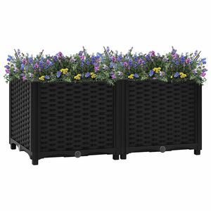 vidaXL Hochbeet 80 x 40 x 38 cm Polypropylen