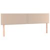 vidaXL Boxspringbett Matratze Cappuccino-Braun 180x200 cm Kunstleder