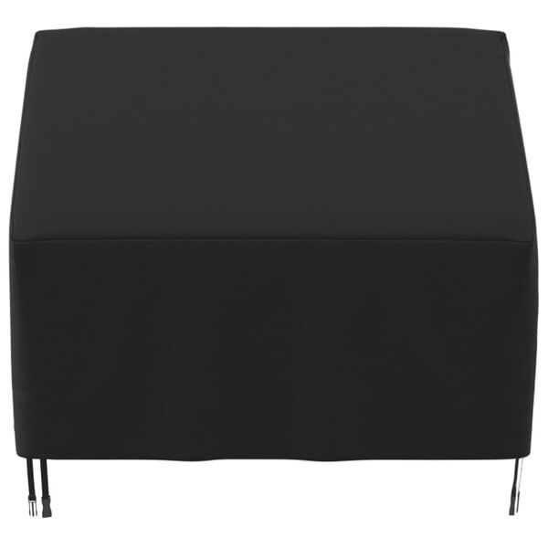 vidaXL Abdeckung f&uuml;r Gartensessel Schwarz 96x79x49/74 cm 420D Oxford