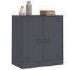 vidaXL Sideboard Anthrazit 67x39x73 cm Stahl