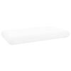 vidaXL Schlafkissen Uni Wei&szlig; 70 x 36 x 6,5 cm