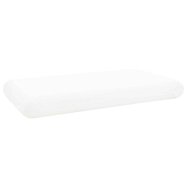 vidaXL Schlafkissen Uni Wei&szlig; 70 x 36 x 6,5 cm