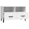 vidaXL TV-Schrank Wei&szlig; 80x36x50 cm Holzwerkstoff
