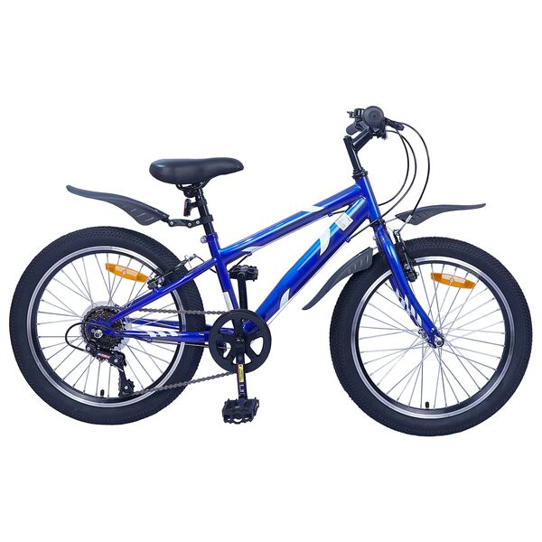 vidaXL Kinderfahrrad 20 Zoll 6-Speed f&uuml;r 6-11 Jahre alt Dunkelblau