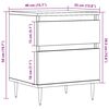 vidaXL Nachttisch Altholz-Optik 40x35x50 cm Holzwerkstoff