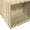 vidaXL Bettgestell Sonoma-Eiche 180x200 cm Holzwerkstoff